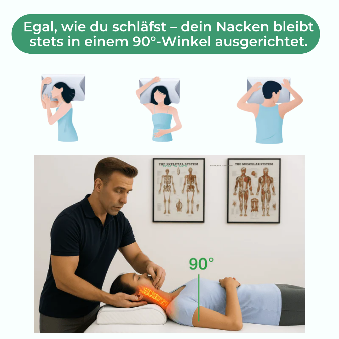 Neckify® 12-in-1 Nackenlösung – Tiefenwärme-Massage mit TENS & EMS gegen Nackenverspannungen