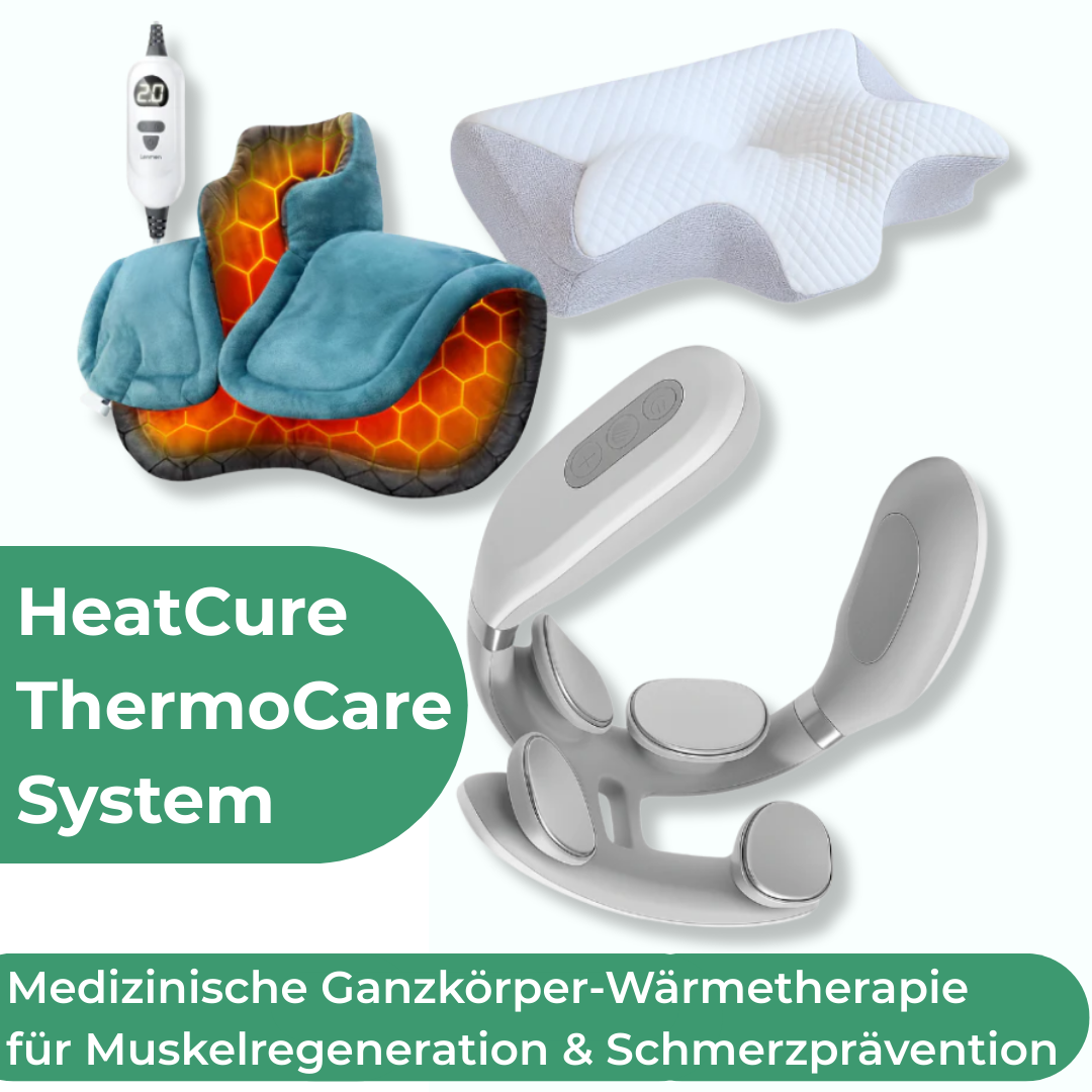 Neckify® 12-in-1 Nackenlösung – Tiefenwärme-Massage mit TENS & EMS gegen Nackenverspannungen