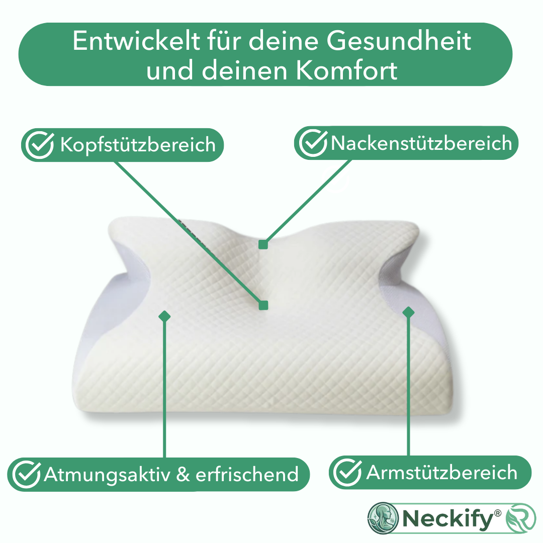 Neckify® 12-in-1 Nackenlösung – Tiefenwärme-Massage mit TENS & EMS gegen Nackenverspannungen