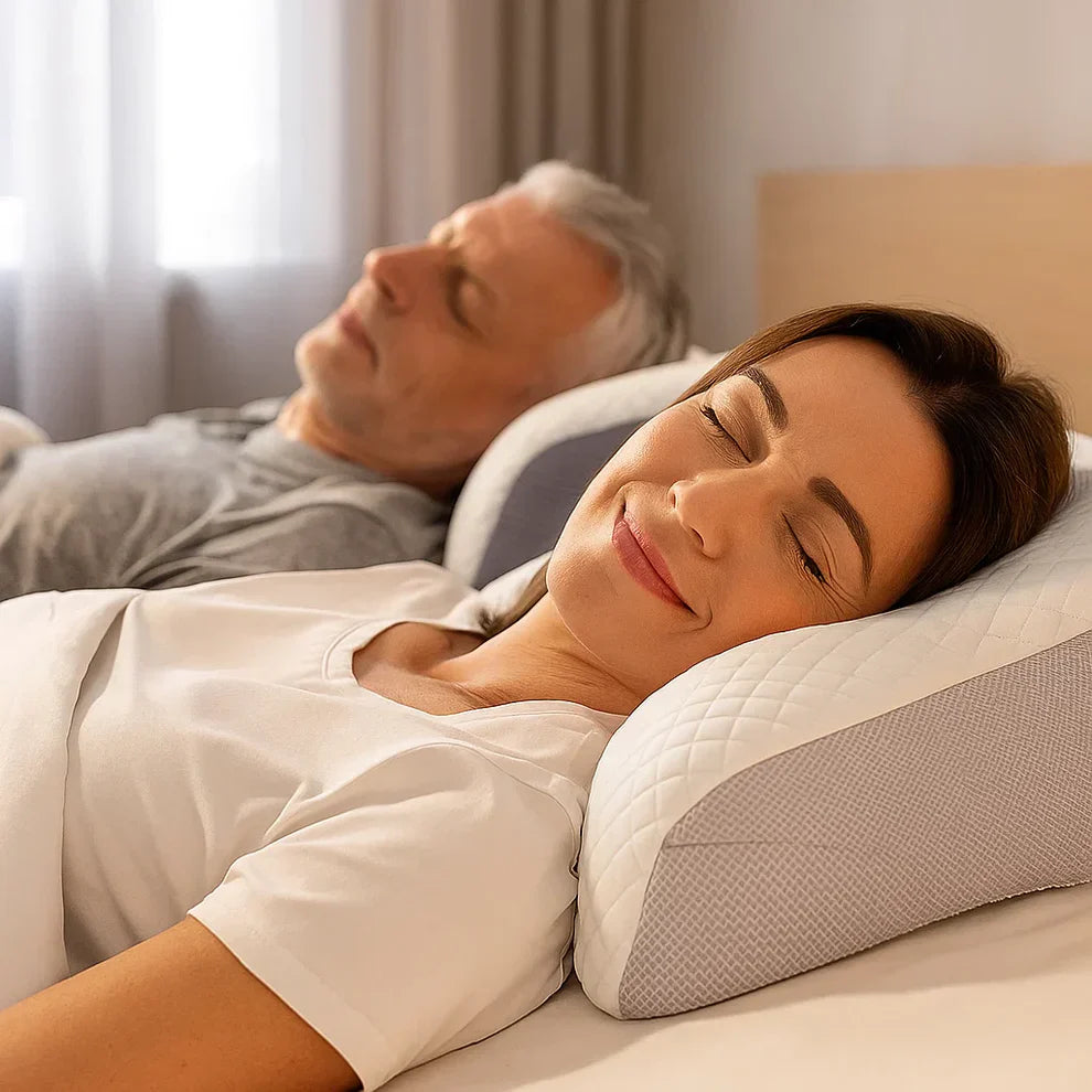 Neckora – Ergonomisches Nackenkissen für erholsamen Schlaf & optimale Nackenentlastung | Weniger Verspannungen, ruhigere Nächte
