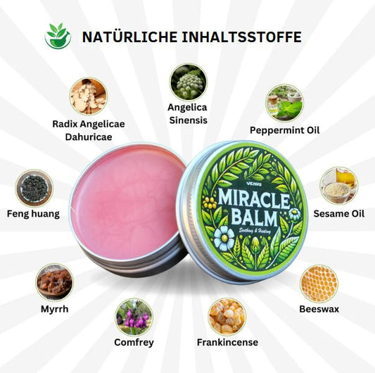 REKURIA | Miracle Balm - Natürlicher Wärmebalsam gegen Nackenbeschwerden - Rekuria