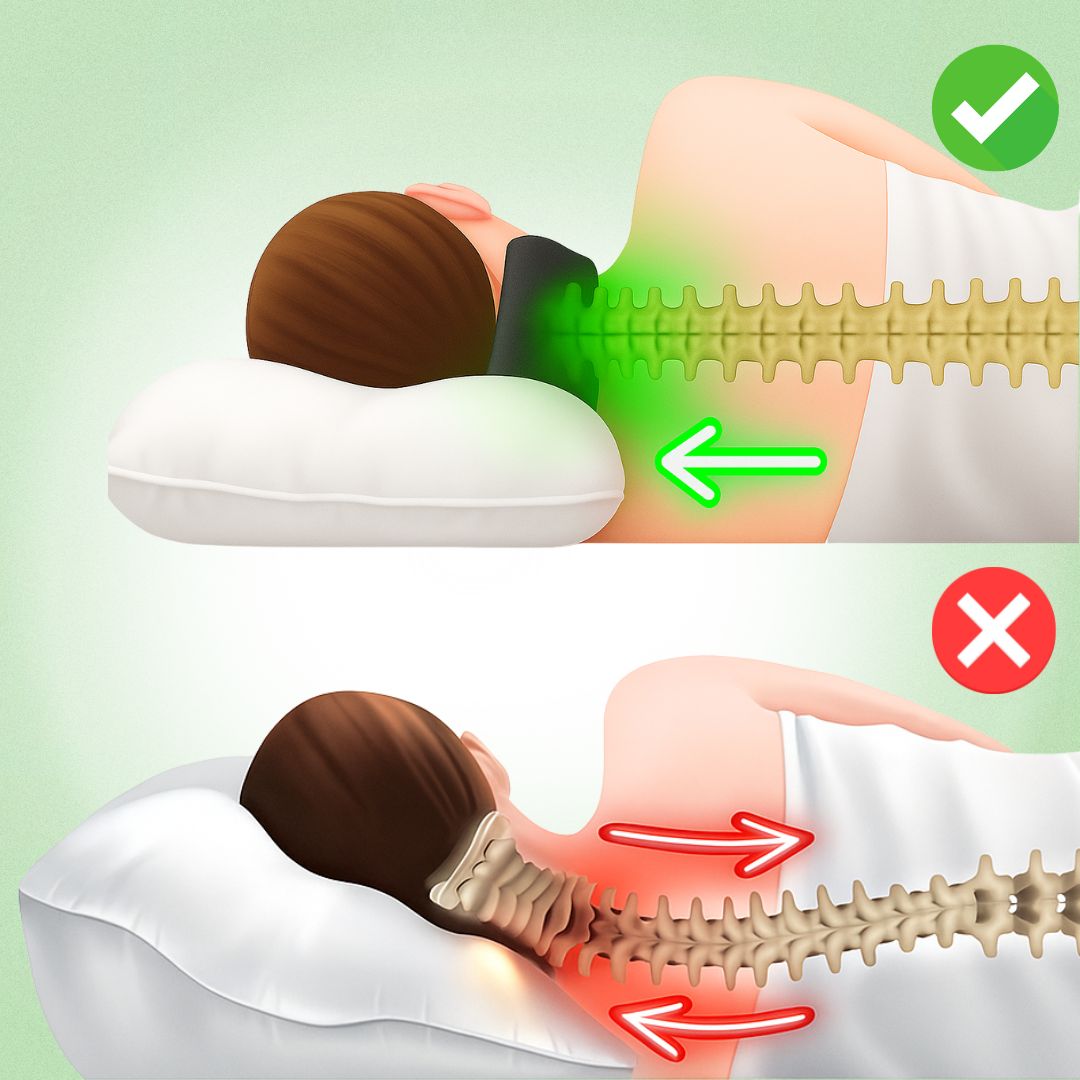 Neckura® – Ergonomische Nackenstütze für erholsamen Schlaf & optimale Nackenentlastung