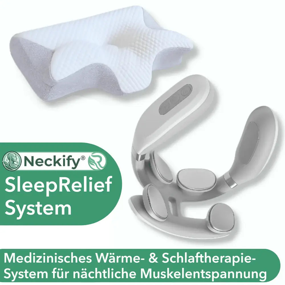 Neckify 12-in-1 Nackenlösung – Tiefenwärme-Massage mit TENS & EMS