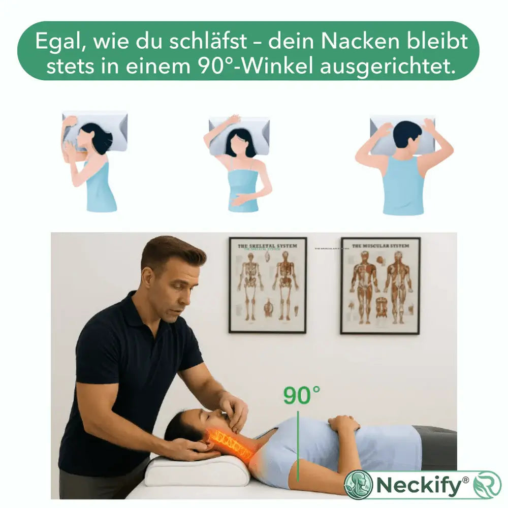 Neckify 12-in-1 Nackenlösung – Tiefenwärme-Massage mit TENS & EMS
