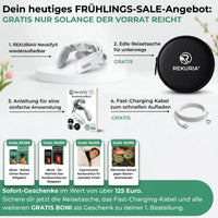 Neckify 12-in-1 Nackenlösung – Tiefenwärme-Massage mit TENS & EMS