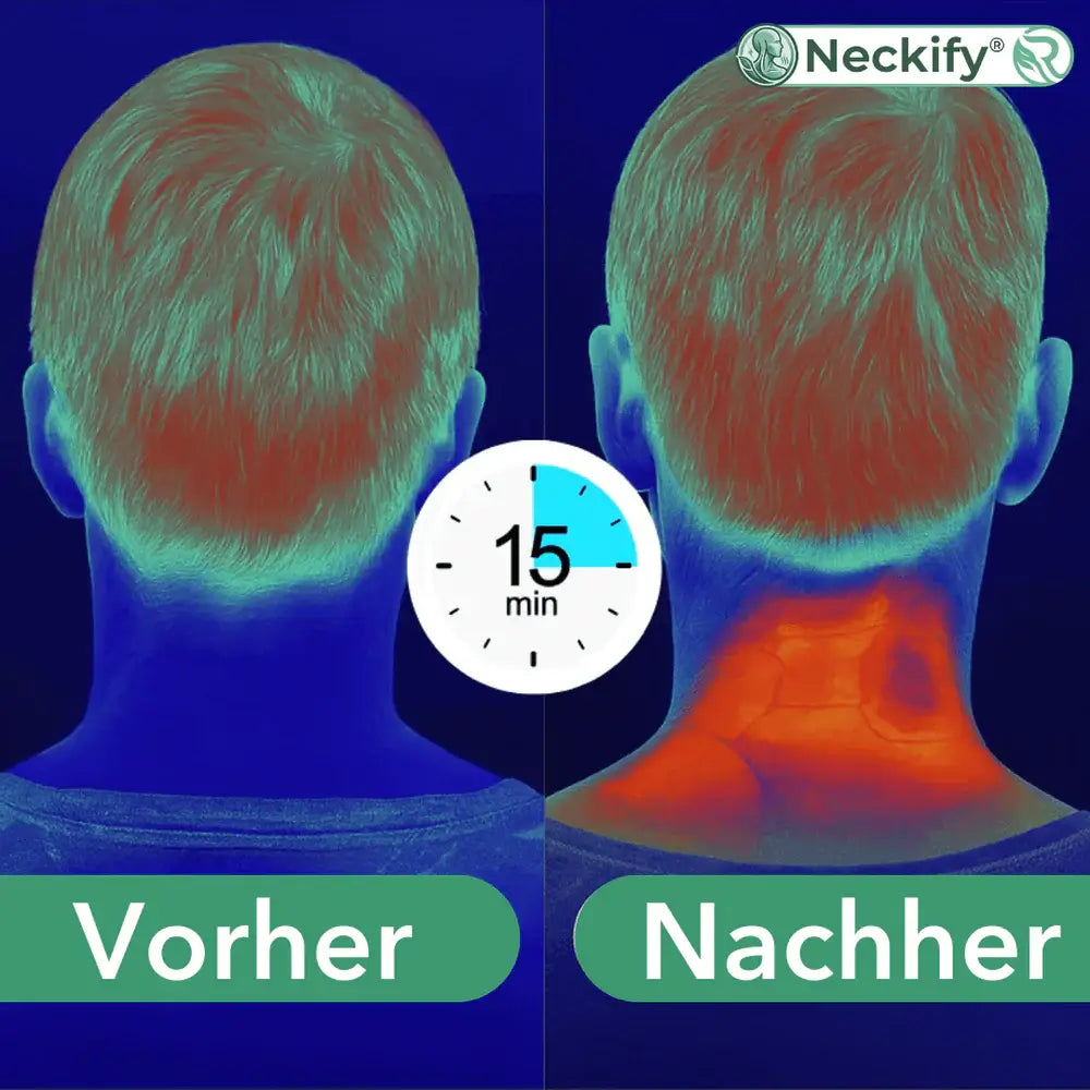 Neckify 12-in-1 Nackenlösung – Tiefenwärme-Massage mit TENS & EMS