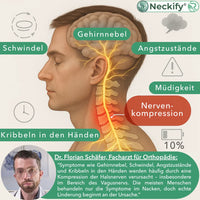 Neckify 12-in-1 Nackenlösung – Tiefenwärme-Massage mit TENS & EMS