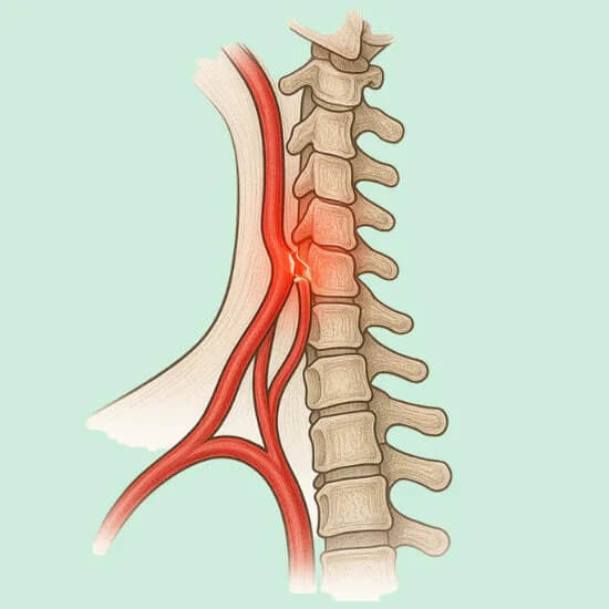 T-CAD Traumatische Dissektion der Halsarterie)