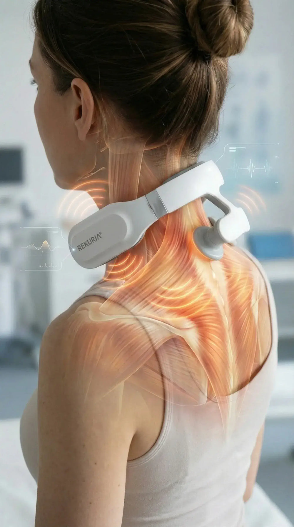 EMS – elektrische Muskelstimulation beim LEYNA HeatCurePro 2.0