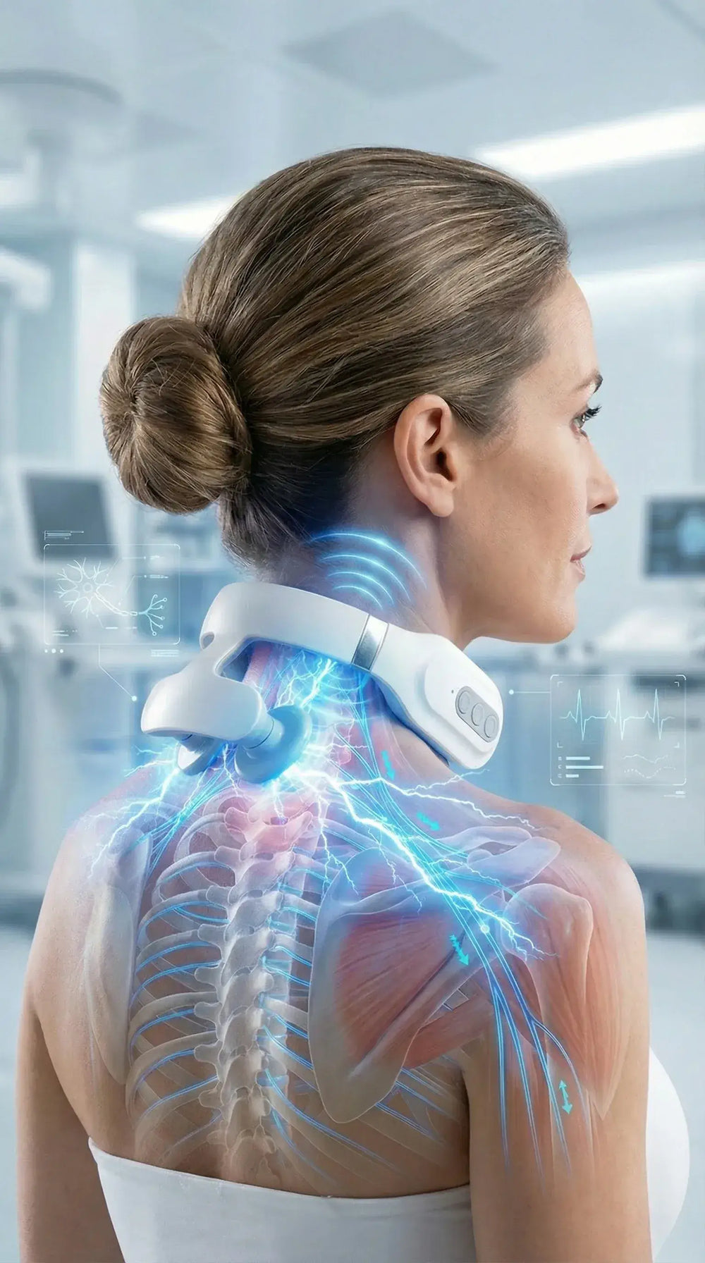 TENS – transkutane elektrische Nervenstimulation beim LEYNA HeatCurePro 2.0